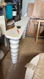 Sidetable beige, Ophalen, Japandi, 100 tot 150 cm, Info@tablesbyleon.nl
