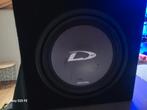 Alpine subwoofer met versterker., Auto diversen, Autospeakers, Ophalen of Verzenden, Gebruikt