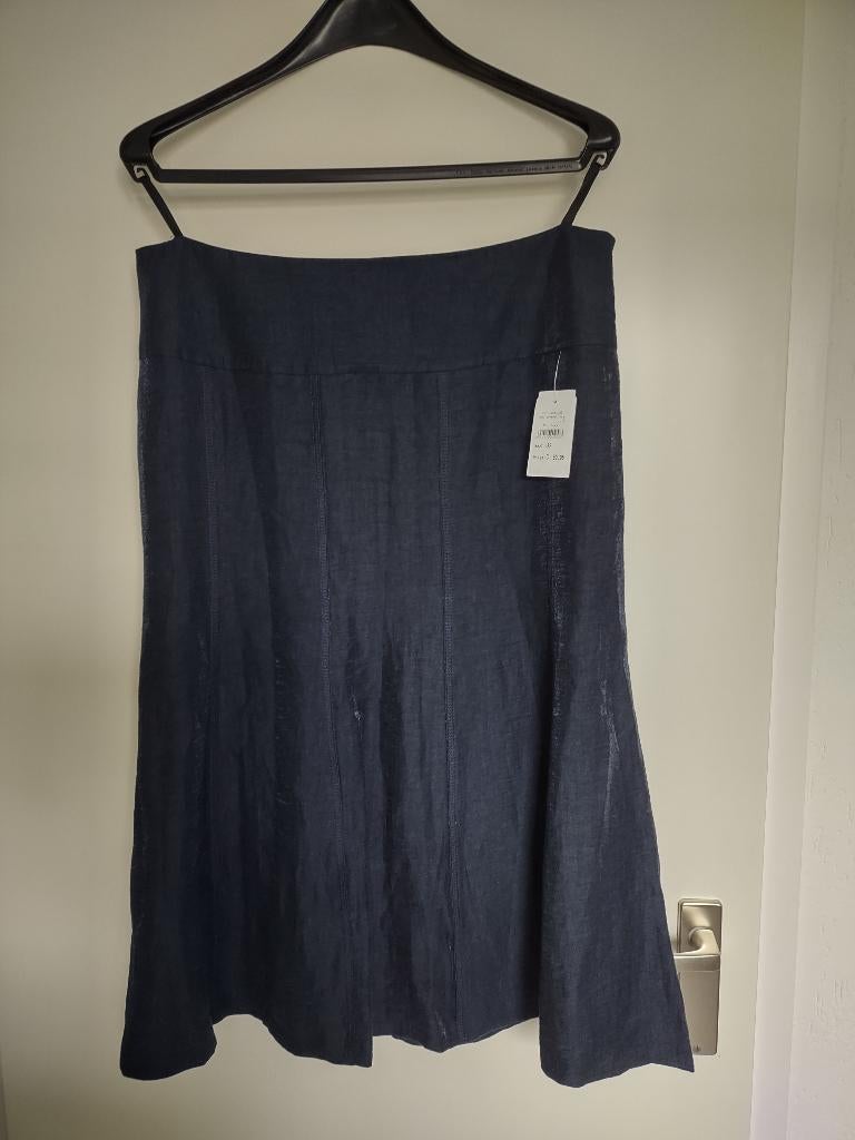 rok, Witteveen, knie lengte, gevoerd, heupstuk, mt.42 NIEUW!, Blauw, Maat 42/44 (L), Nieuw, Ophalen of Verzenden