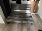 Palletbank + kussens, Ophalen, Gebruikt