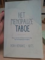 Het menopauze taboe Nora Hendriks, Ophalen of Verzenden, Gelezen, Dieet en Voeding