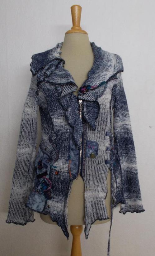Apart bohemian vest! L, Kleding | Dames, Truien en Vesten, Zo goed als nieuw, Maat 42/44 (L), Blauw, Verzenden