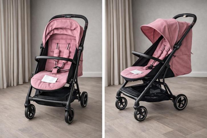 Cybex Eezy S2 buggy – roze – zeer nette staat, Kinderen en Baby's, Buggy's, Gebruikt, Verstelbare rugleuning, Zonnekap, Ophalen
