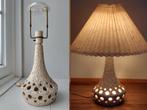 Deens Mid-Century vintage lamp, keramiek, Scandinavisch, Huis en Inrichting, Lampen | Tafellampen, Ophalen of Verzenden, Zo goed als nieuw