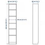 Ikea billy Boekenkast, wit, Ophalen, 150 discs of meer, Zo goed als nieuw, Hout