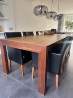 Eettafel walnoot, Ophalen, Gebruikt, 200 cm of meer, 50 tot 100 cm