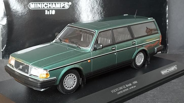 Volvo 240 GL break 1:18 Minichamps Pol, Hobby en Vrije tijd, Modelauto's | 1:18, Nieuw, Auto, MiniChamps, Verzenden