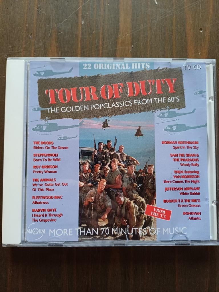 CD Tour of Duty, golden popclassics from the 60's, Ophalen of Verzenden, Zo goed als nieuw, Pop