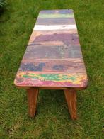 Afrikaans tafeltje / bank je 100 x 35  l x b zeer robuust, Ophalen, Rechthoekig, Hout, 60 cm of meer