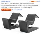 Armsteun verhoger voor VW Polo AW/Taigo/seat arona/ ibiza, Sport en Fitness, Ophalen, Zo goed als nieuw, Overige typen