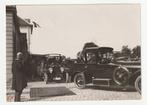 Oldtimers aankomst Koningin WIlhelmina te ? oude foto, Gebruikt, Verzenden, Kaart, Foto of Prent, X