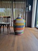 Afrikaanse wasmand uit senegal, handgemaakt van zeegras, Huis en Inrichting, Woonaccessoires | Schalen en Manden, Mand, Rond, Nieuw