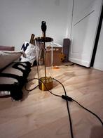 Beautiful Brass and Glass Cylinder Lamp, Huis en Inrichting, Ophalen of Verzenden, Zo goed als nieuw, Glas, Minder dan 100 cm