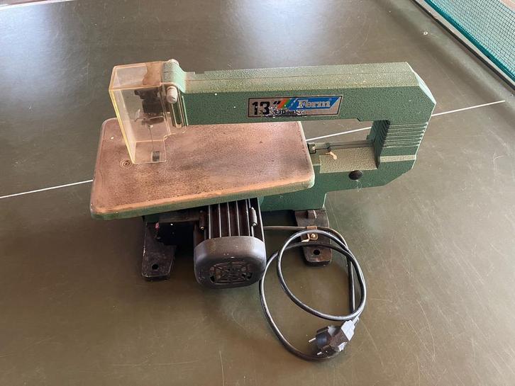Ferm 13" 330 mm figuurzaagmachine, Doe-het-zelf en Verbouw, Gereedschap | Zaagmachines, Gebruikt, Figuurzaag, Minder dan 600 watt