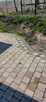 terrastegels geel beige, Tuin en Terras, Tegels en Klinkers, Ophalen, Beton, 10 m² of meer, Terrastegels