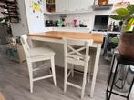 Keukeneiland ikea tornviken + hoge stoelen en kussens, Ophalen, Gebruikt, 100 tot 150 cm, 75 cm of meer