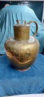 Kerst decoratie vaas van koper., Ophalen, Overige kleuren, Overige materialen, Minder dan 50 cm