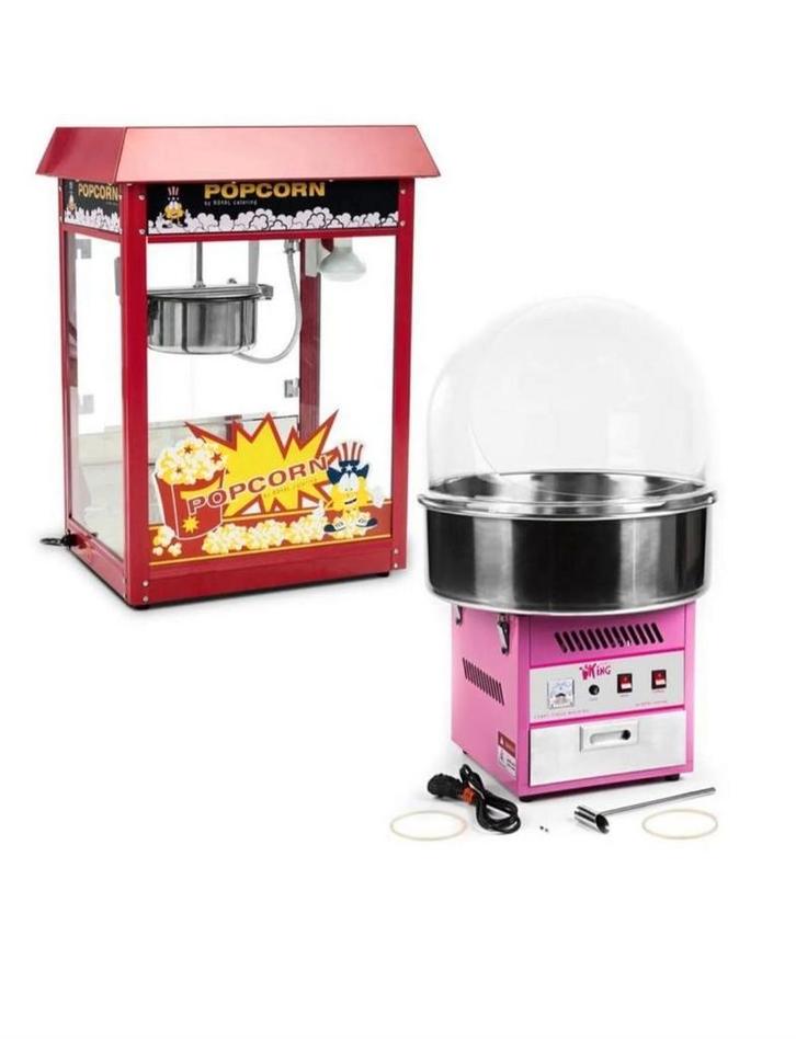 Te Huur Suikerspinmachine& Popcornmachine(combideal), Hobby en Vrije tijd, Feestartikelen | Verhuur, Zo goed als nieuw, Overige