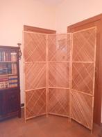 Retro rieten kamerscherm, Ophalen of Verzenden, Gebruikt