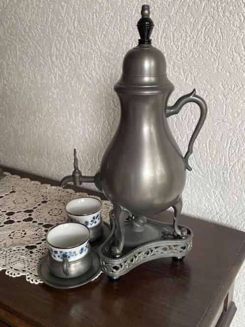 Koninklijke Koffiekan Set – Royal Holland Daalderop Pewter –, Antiek en Kunst, Antiek | Tin, Ophalen