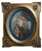 Antiek pastel portret Maria Magdalena, Corregio, Vivien, Antiek en Kunst, Ophalen of Verzenden