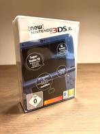 New 3DS XL - als nieuw, Spelcomputers en Games, Spelcomputers | Nintendo 2DS en 3DS, Ophalen of Verzenden, Zo goed als nieuw, Blauw