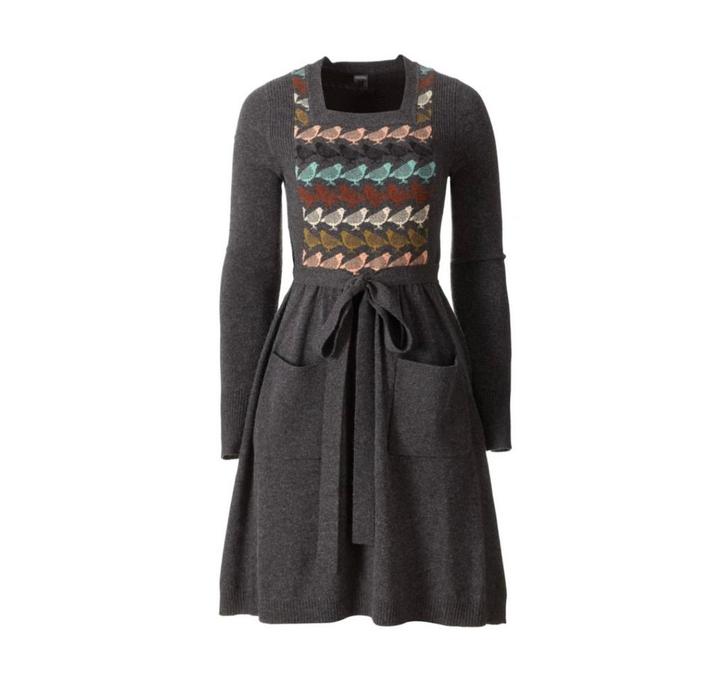 Orla Kiely Jurkje - Prachtig Design!, Kleding | Dames, Jurken, Zo goed als nieuw, Maat 38/40 (M), Grijs, Knielengte, Ophalen of Verzenden