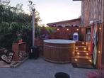 Hottub – Nieuw! | Gecoate Kachel, PE Kuip, Thermowood, Nieuw, Ophalen of Verzenden, Info@welltub.nl, Vast
