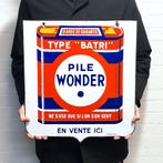 Pile Wonder emaille bord. Emaillerie Alsacienne., Antiek en Kunst, Ophalen of Verzenden