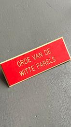 Orde van de Witte Parels Speldje, Gebruikt, Ophalen of Verzenden, Speldje of Pin, Nvt