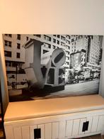 Dibond schilderij 148x98 “Love” zwart wit, Ophalen of Verzenden, Zo goed als nieuw, Schilderij, 75 cm of meer