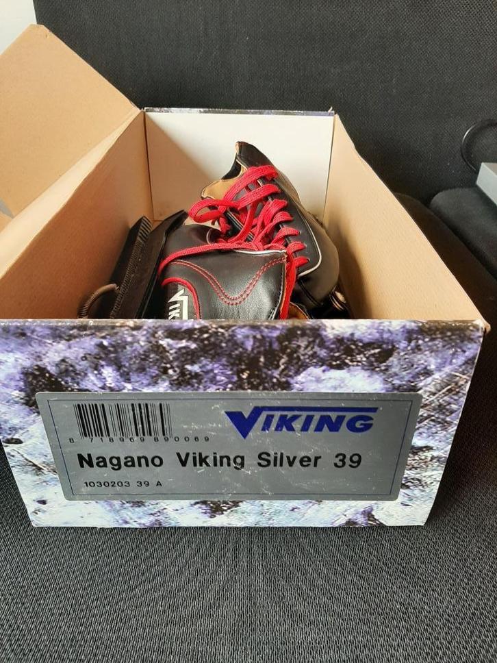 Nagano Viking Silver 39 klapschaats, Sport en Fitness, Schaatsen, Zo goed als nieuw, Noren, Viking, Klapschaats, Ophalen of Verzenden