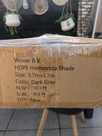 Harmonica schaduwdoek dark gray 3.7 bij 3.7., Ophalen, Nieuw