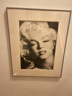 Marilyn Monroe zwar wit foto, Antiek en Kunst, Ophalen of Verzenden
