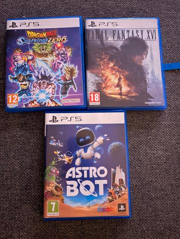 PS5 Games: Final Fantasy XVI, Astrobot, Dragon Ball beschikbaar voor biedingen