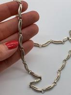T514 Prachtige zilveren ketting Fossil, Sieraden, Tassen en Uiterlijk, Kettingen, Ophalen of Verzenden, X, Zilver, Zilver