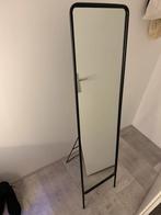 Passpiegel metaal Kwantum - Zwart, Huis en Inrichting, Minder dan 50 cm, Ophalen of Verzenden, Zo goed als nieuw, 150 tot 200 cm