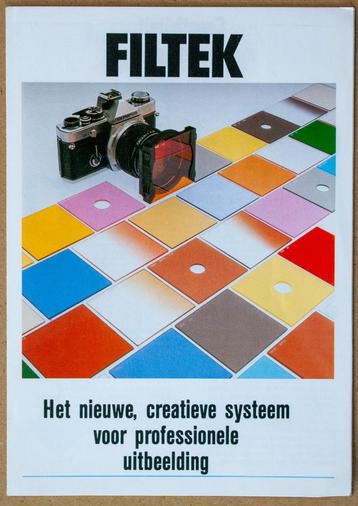 Folder Filtek creatieve filters beschikbaar voor biedingen