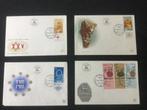 FDC Israël 21 stuks, Postzegels en Munten, Postzegels | Eerstedagenveloppen, Beschreven, Ophalen of Verzenden, Rest van de wereld