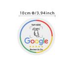 Google Review Nfc tap - 10 cm - pvc, Ophalen of Verzenden, Nieuw