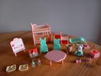 Sylvanian families roze babykamer/speelkamer/babies, Ophalen of Verzenden, Zo goed als nieuw, Poppenhuis