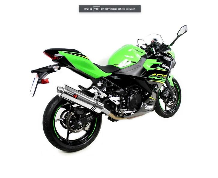 Dominator Uitlaat Kawasaki Ninja 400 2018 - 2023, Motoren, Onderdelen | Kawasaki, Nieuw, Ophalen of Verzenden