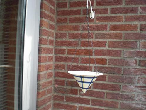 Plantenhanger Keramiek Vintage, Tuin en Terras, Bloempotten, Zo goed als nieuw, Aardewerk, Binnen, Minder dan 40 cm, Minder dan 25 cm