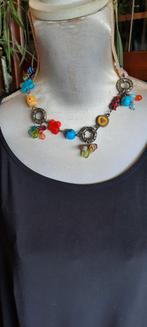 Vintage mille fiori  ketting, Italy, Sieraden, Tassen en Uiterlijk, Kettingen, Ophalen of Verzenden, Zo goed als nieuw