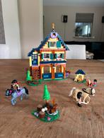 Lego friends - manege/paardrijden in het bos, Ophalen of Verzenden, Zo goed als nieuw