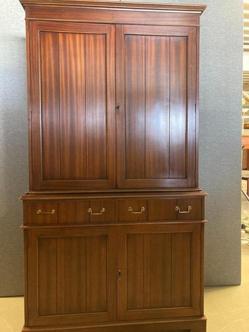 Notariskast, buffetkast in mahonie, Huis en Inrichting, Kasten | Buffetkasten, Gebruikt, 150 tot 200 cm, 100 tot 150 cm, 25 tot 50 cm