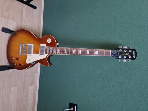 Les Paul Epiphone standard Flame top, Muziek en Instrumenten, Snaarinstrumenten | Gitaren | Elektrisch, Zo goed als nieuw, Epiphone