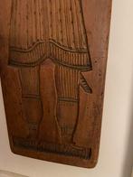 Antieke Houten Speculaasplank - Man met Zwaard, Ophalen of Verzenden