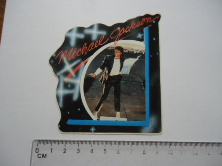 sticker oud Michael Jackson pop popmuziek popmusic retro, Verzamelen, Stickers, Zo goed als nieuw, Bedrijf of Vereniging, Verzenden