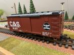 LGB Boxcar C&S # 45673, Gebruikt, Gelijkstroom, Wagon, Ophalen